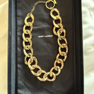 Saint Laurent Bold Gold Necklace